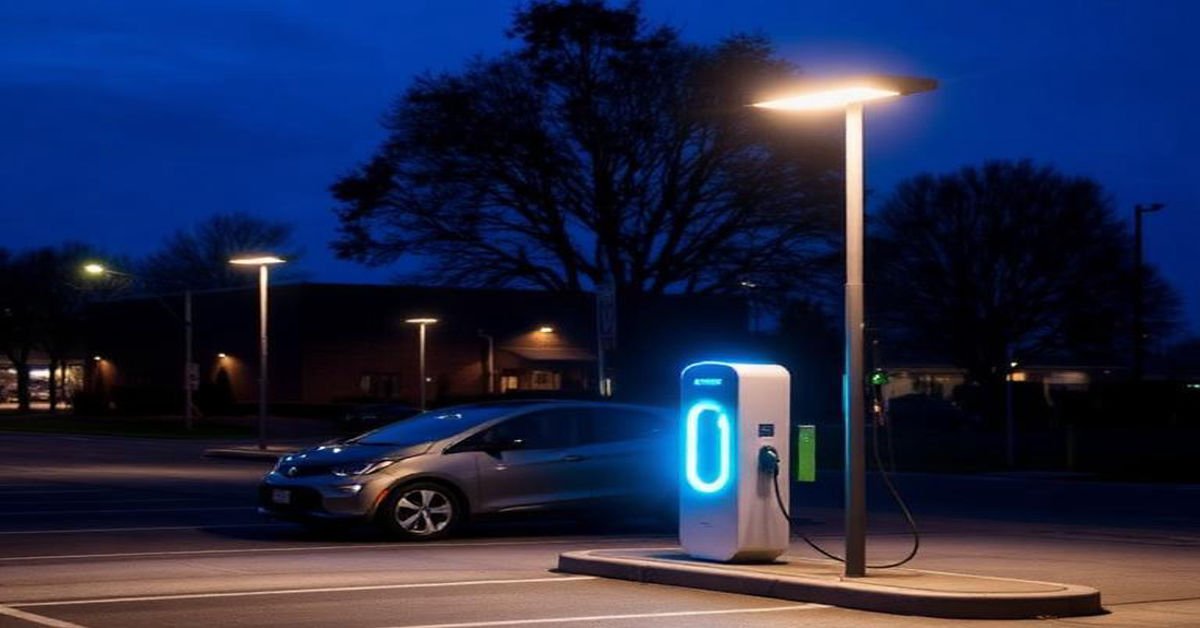 Lamppost EV charging in the USA