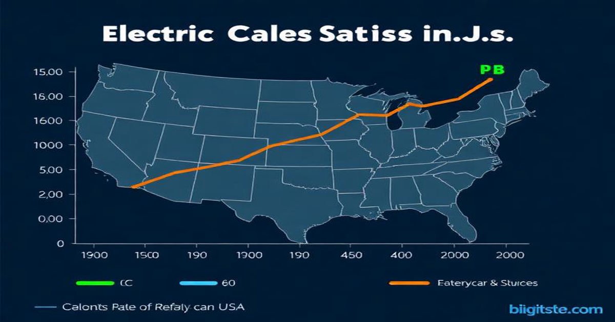 Growth Rate of Electric Car Sales in the USA