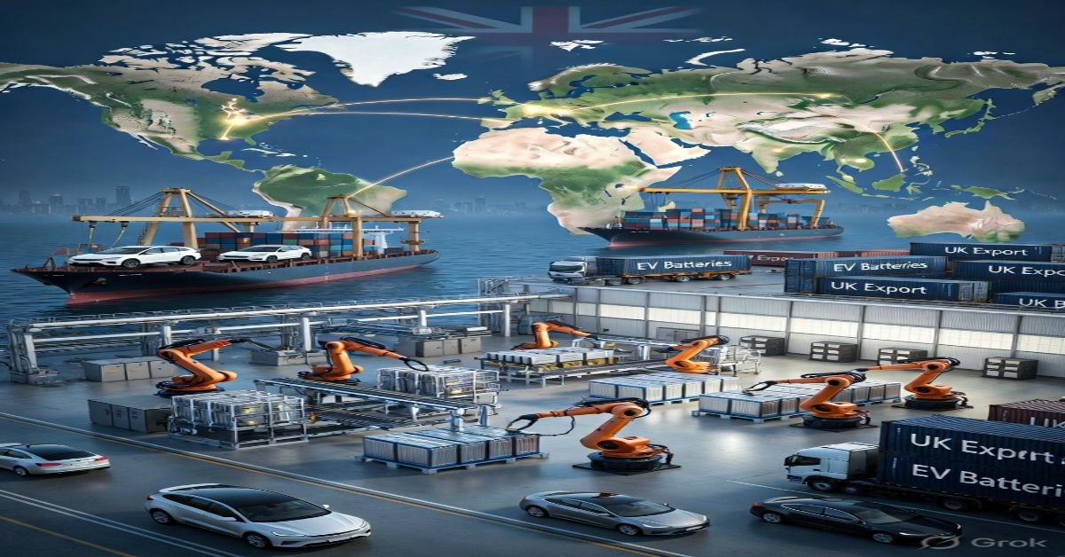 Explore UK EV battery trade and export data