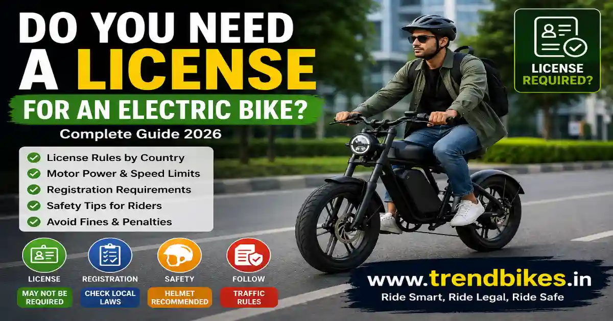 Do You Need a License for an Electric Bike